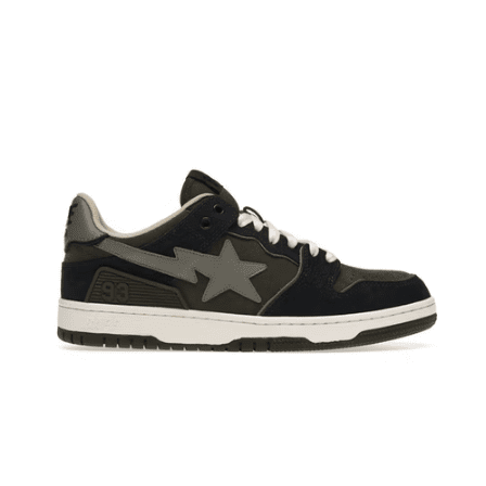 A Bathing Ape Bape Sk8 Sta Army Green Dark Blue Replica