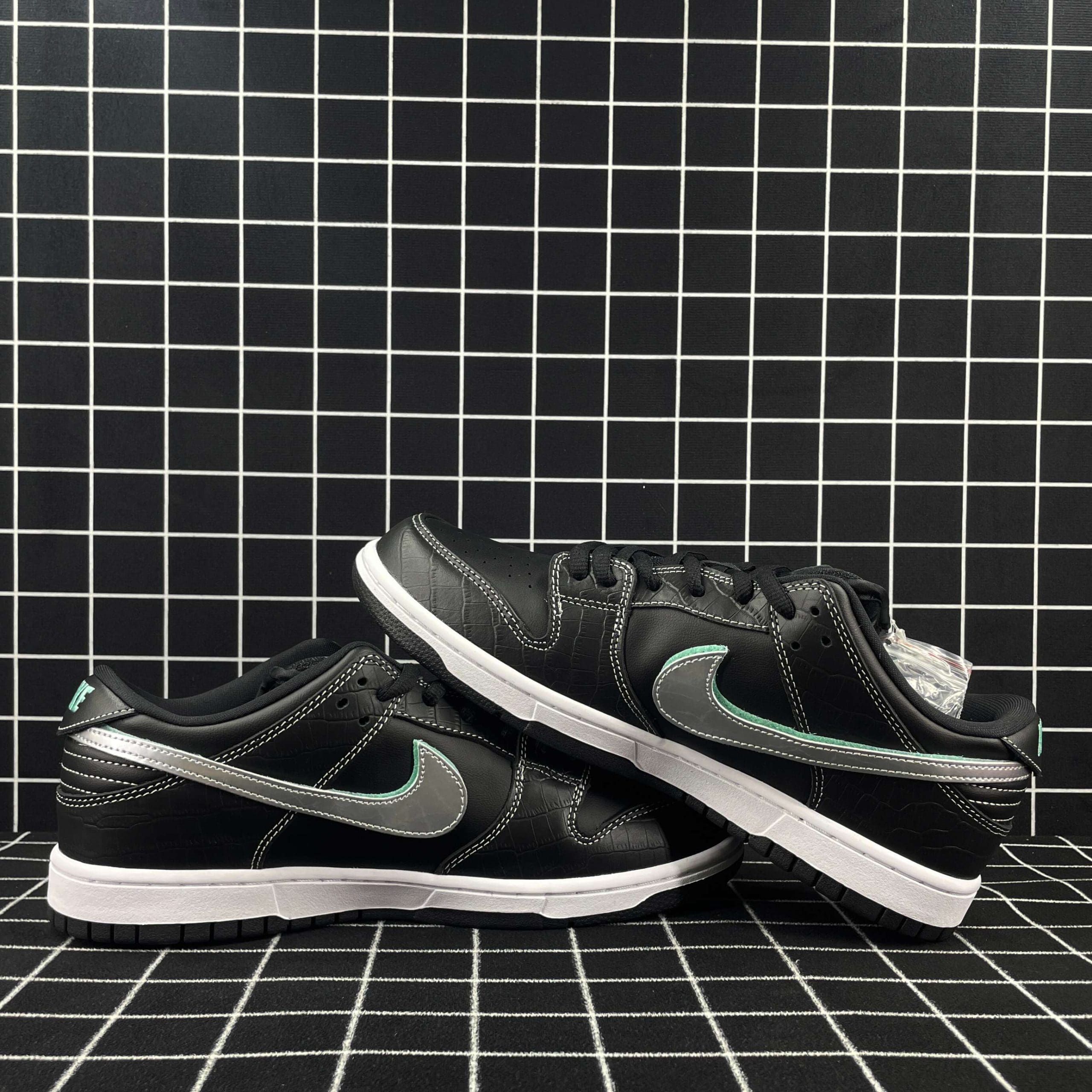 nike sb dunk low diamond S*pply co black diamond replica