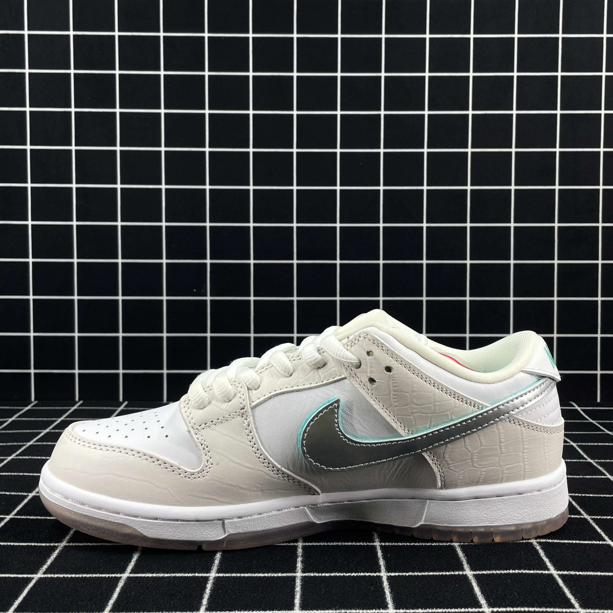 nike sb dunk low diamond S*pply co white diamond replica