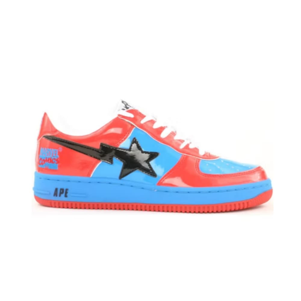 A Bathing Ape Bape Sta Low Marvel Comics Spider-Man Replica