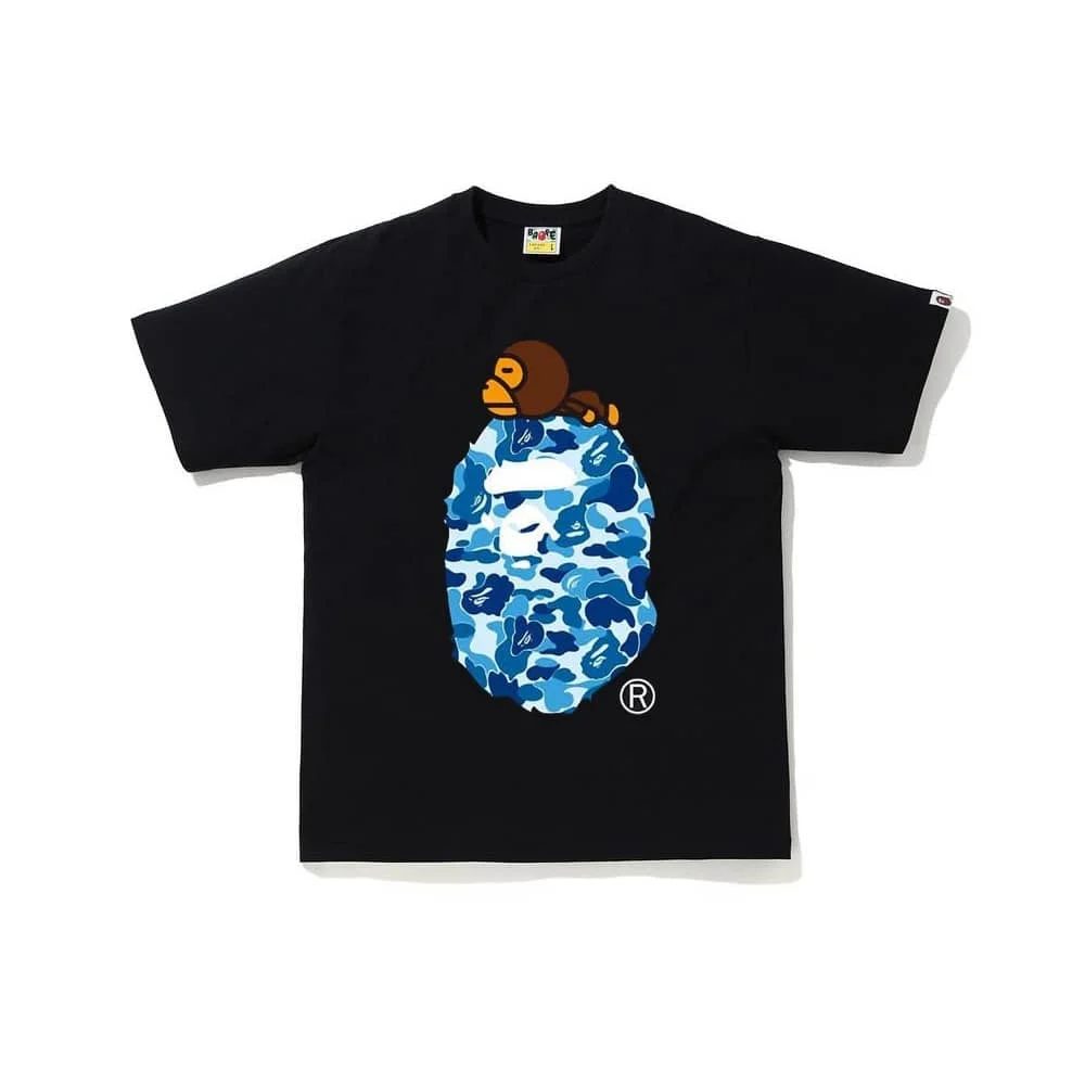 2023 APE Orange Lightning Brown Ape Print Loose Cartoon T to Shirt Unisex Style 13
