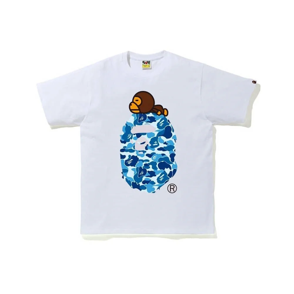 2023 APE Orange Lightning Brown Ape Print Loose Cartoon T to Shirt Unisex Style 14