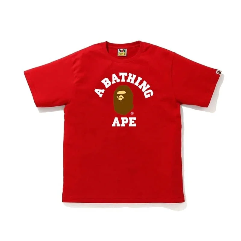 2023 APE Orange Lightning Brown Ape Print Loose Cartoon T to Shirt Unisex Style 19