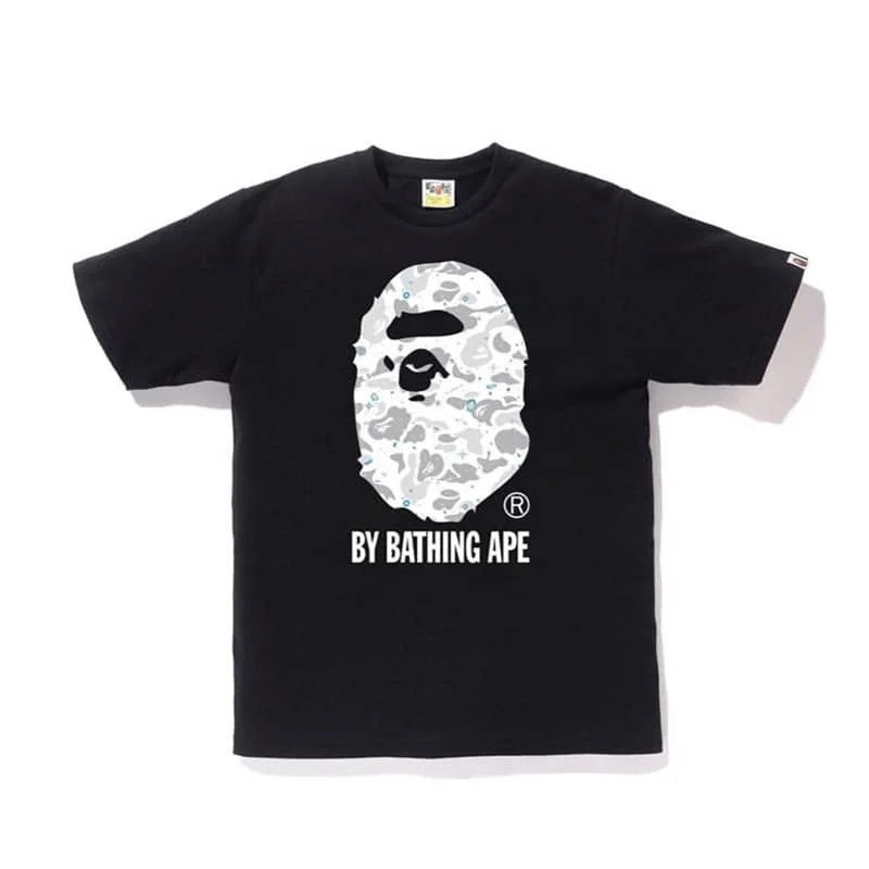 2023 APE Orange Lightning Brown Ape Print Loose Cartoon T to Shirt Unisex Style 23