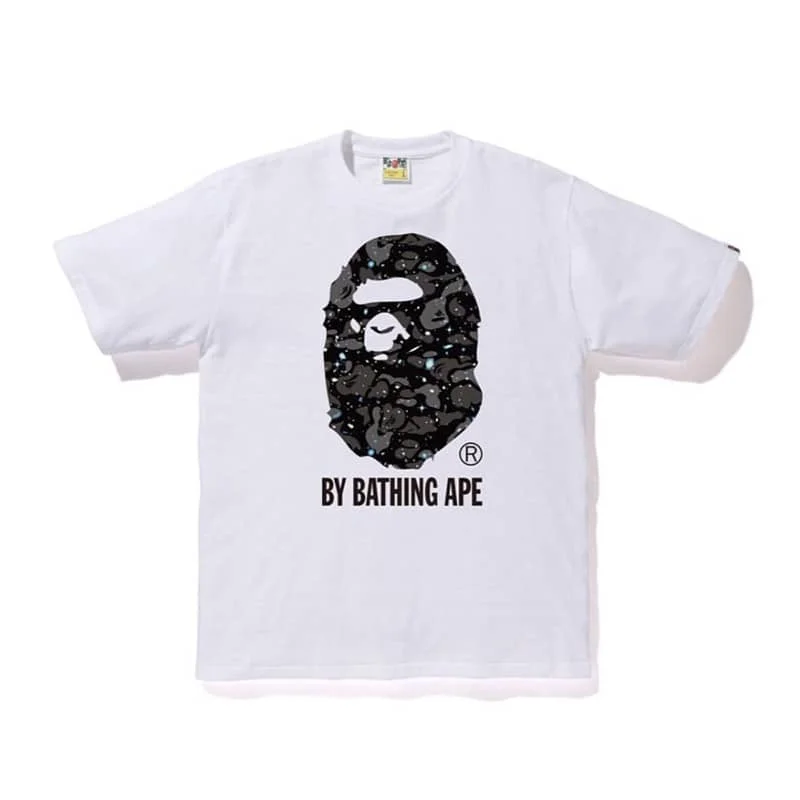 2023 APE Orange Lightning Brown Ape Print Loose Cartoon T to Shirt Unisex Style 24