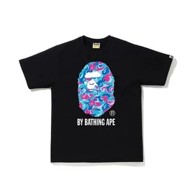 2023 APE Orange Lightning Brown Ape Print Loose Cartoon T to Shirt Unisex Style 33