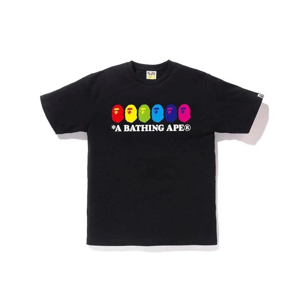 2023 APE Orange Lightning Brown Ape Print Loose Cartoon T to Shirt Unisex Style 35