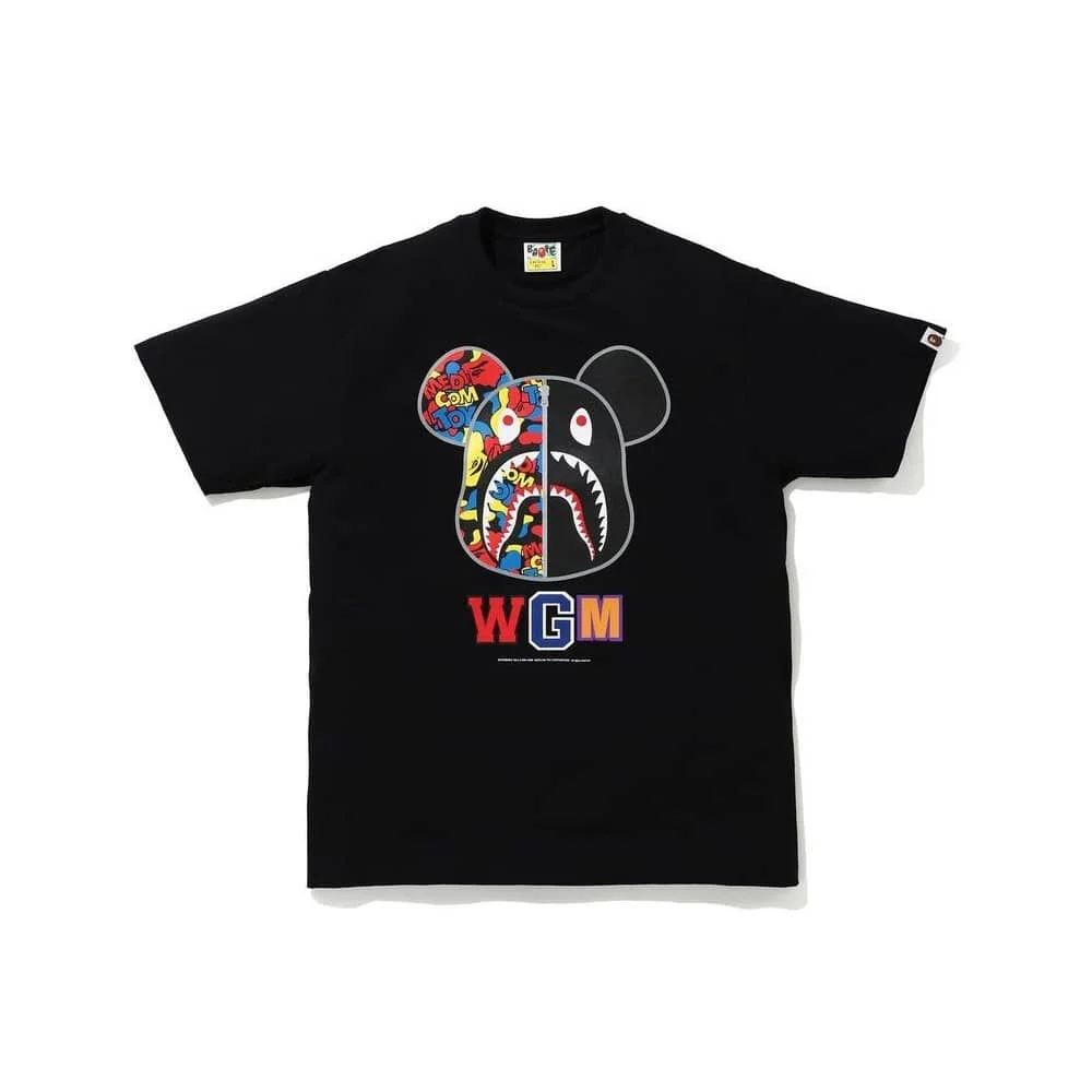 2023 APE Orange Lightning Brown Ape Print Loose Cartoon T to Shirt Unisex Style 4