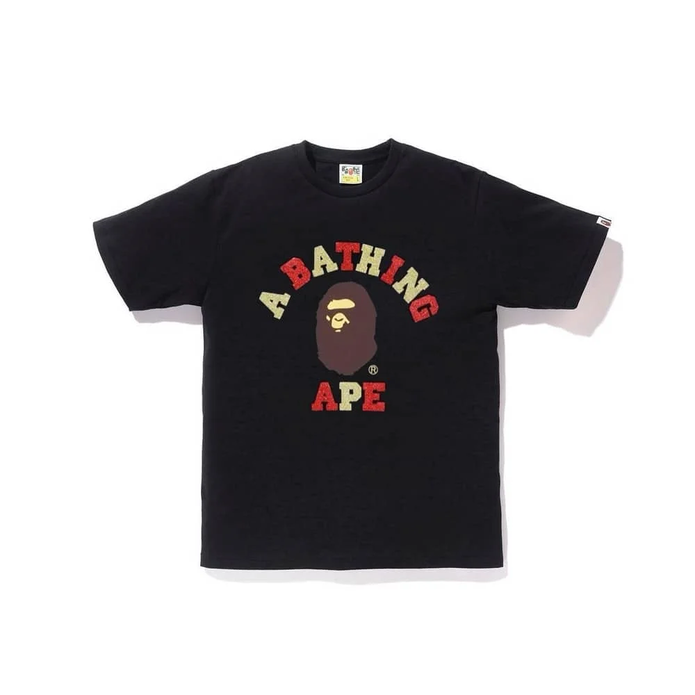 2023 APE Orange Lightning Brown Ape Print Loose Cartoon T to Shirt Unisex Style 40