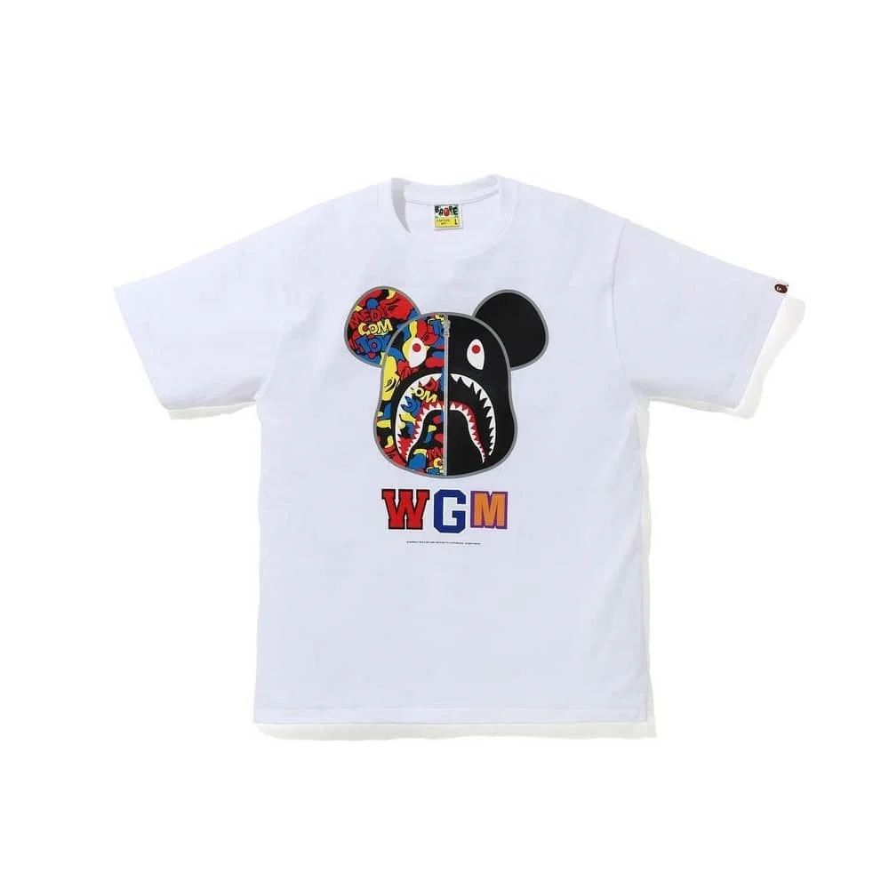 2023 APE Orange Lightning Brown Ape Print Loose Cartoon T to Shirt Unisex Style 5