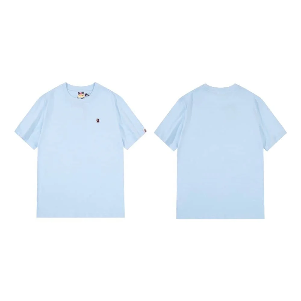 2023 Summer New APE Embroidered Small Ape Logo T to Shirt Cotton Unisex Style 3