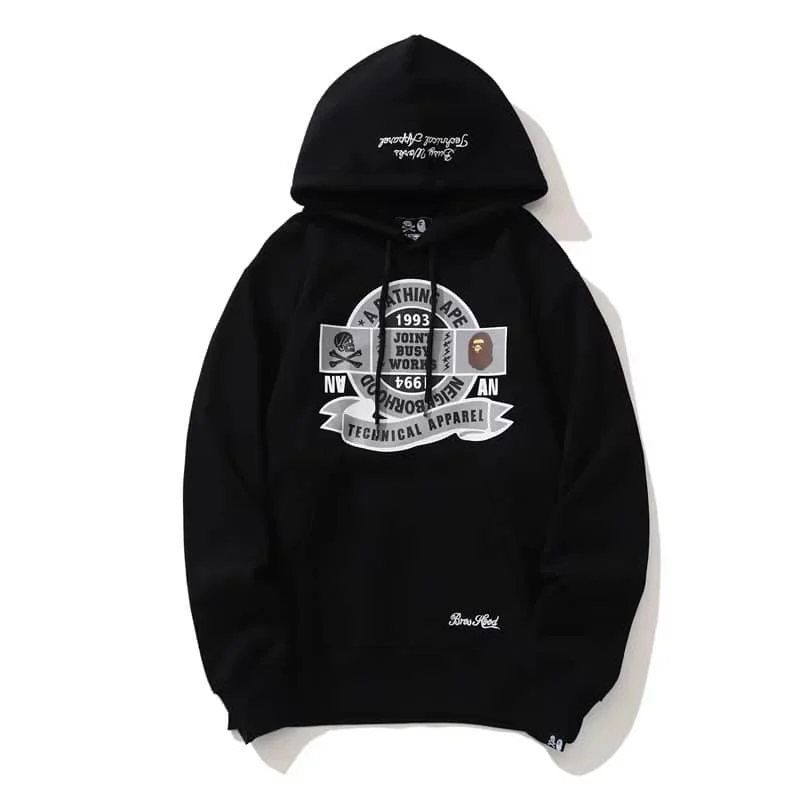 2024 APE Kangaroo Hoodie Unisex Fleece Sweater Autumn Winter
