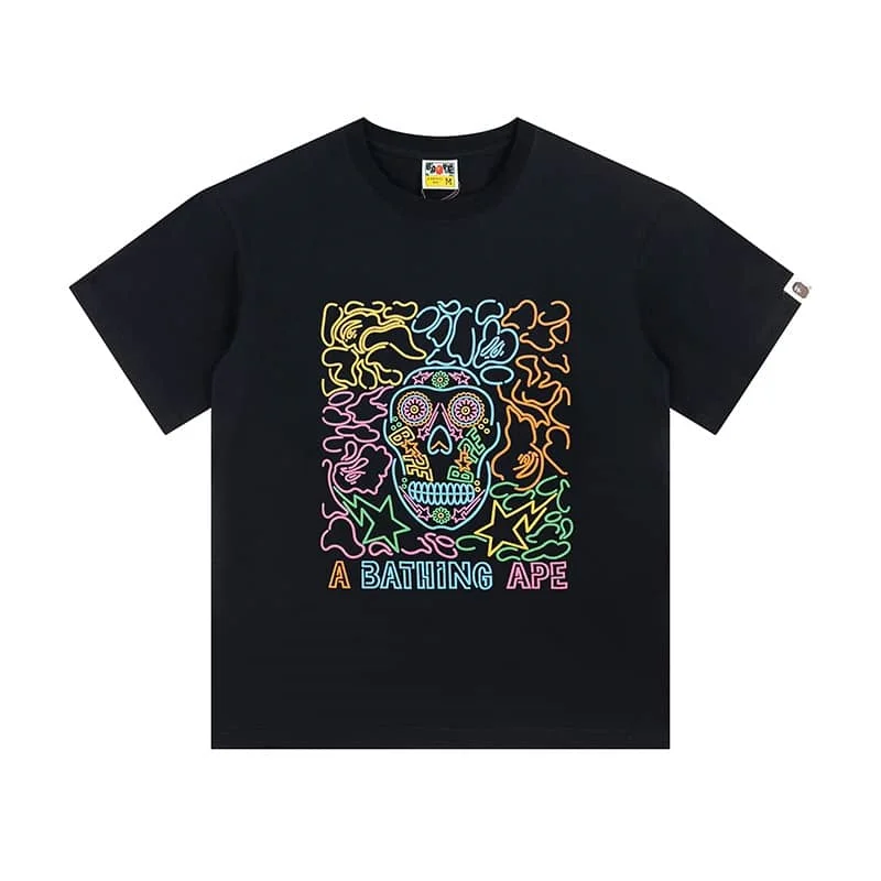 APE Camo Ape Head Print Cotton Casual Fashion T to Shirt Unisex Style 20