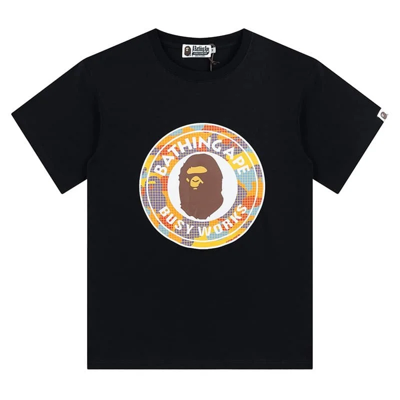 APE Camo Ape Head Print Cotton Casual Fashion T to Shirt Unisex Style 36