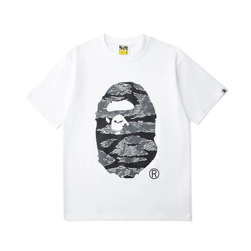 APE Camo Ape Head Print Cotton Casual Fashion T to Shirt Unisex Style 45
