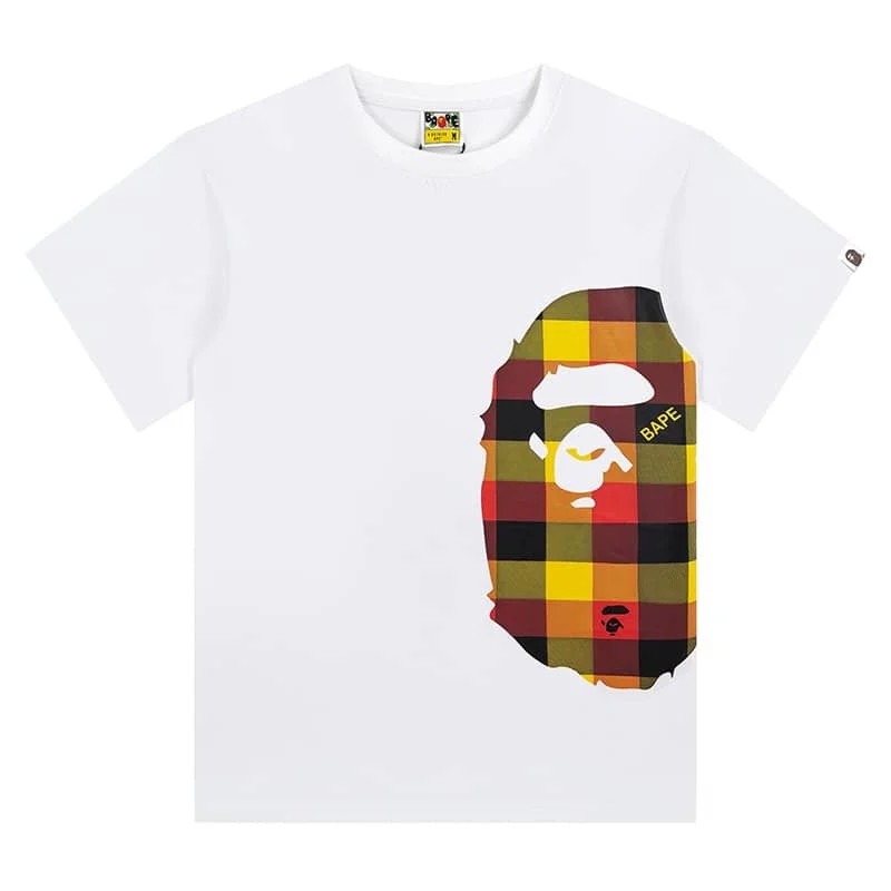 APE Camo Ape Head Print Cotton Casual Fashion T to Shirt Unisex Style 58