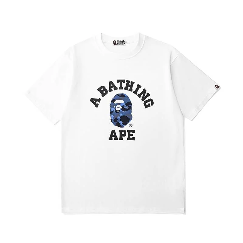 APE Camo Ape Head Print Cotton Casual Fashion T to Shirt Unisex Style 66