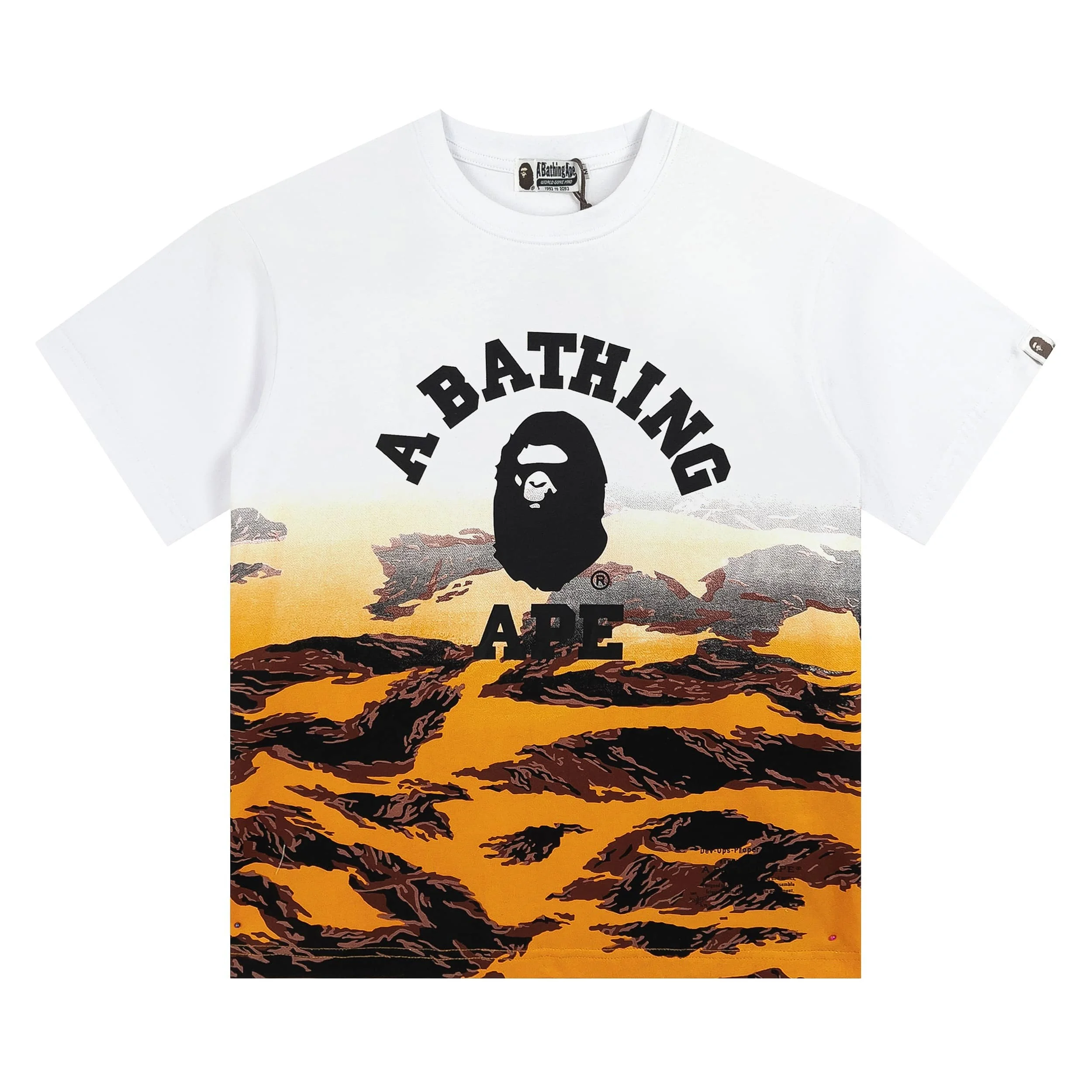APE Camo Ape Head Print Cotton Casual Fashion T to Shirt Unisex Style 71