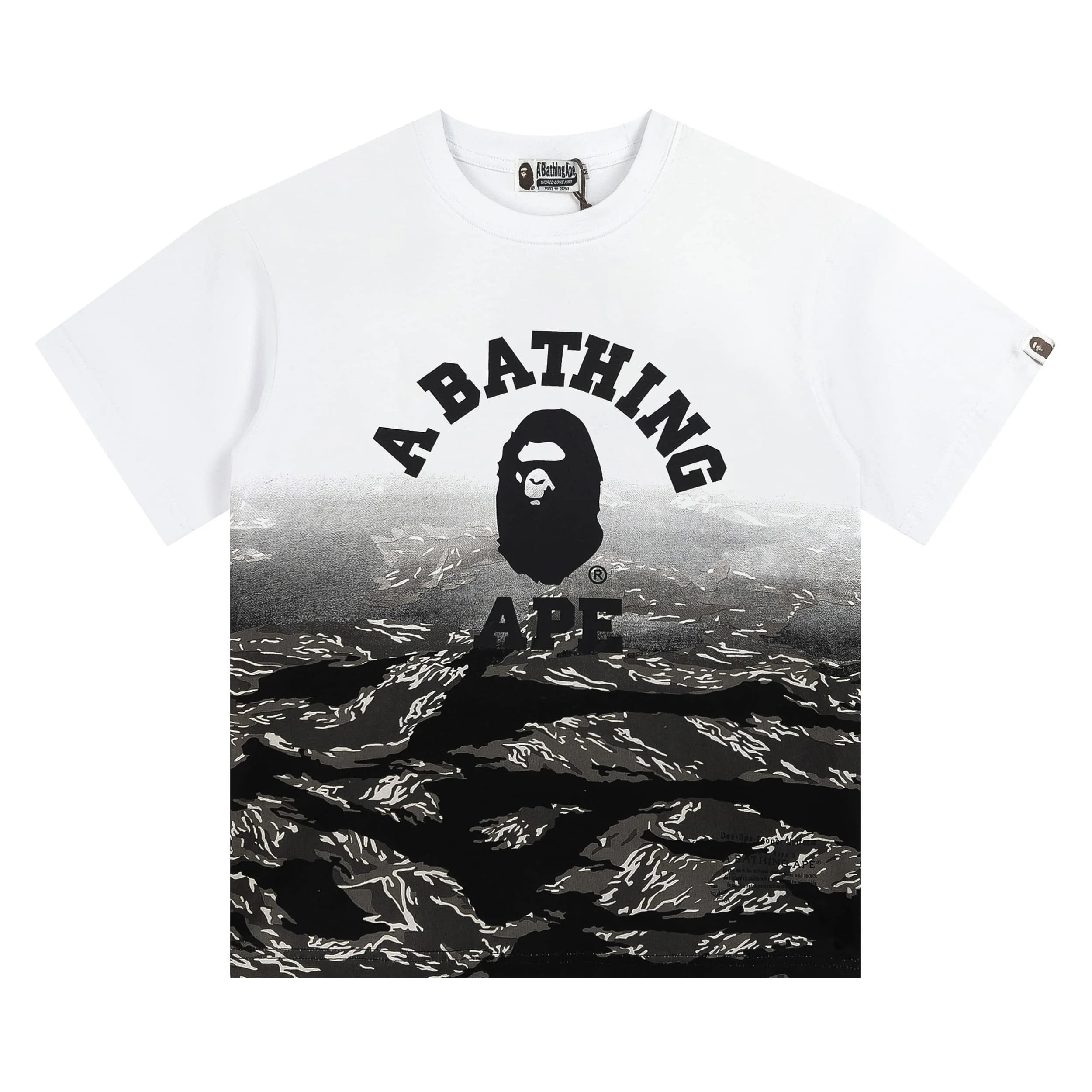 APE Camo Ape Head Print Cotton Casual Fashion T to Shirt Unisex Style 72