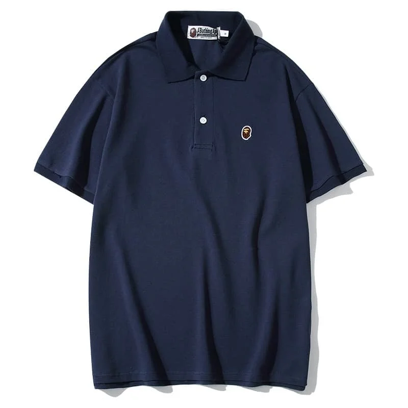 APE Classic Embroidered Small Ape Polo Shirt Casual T to Shirt Unisex Style 2