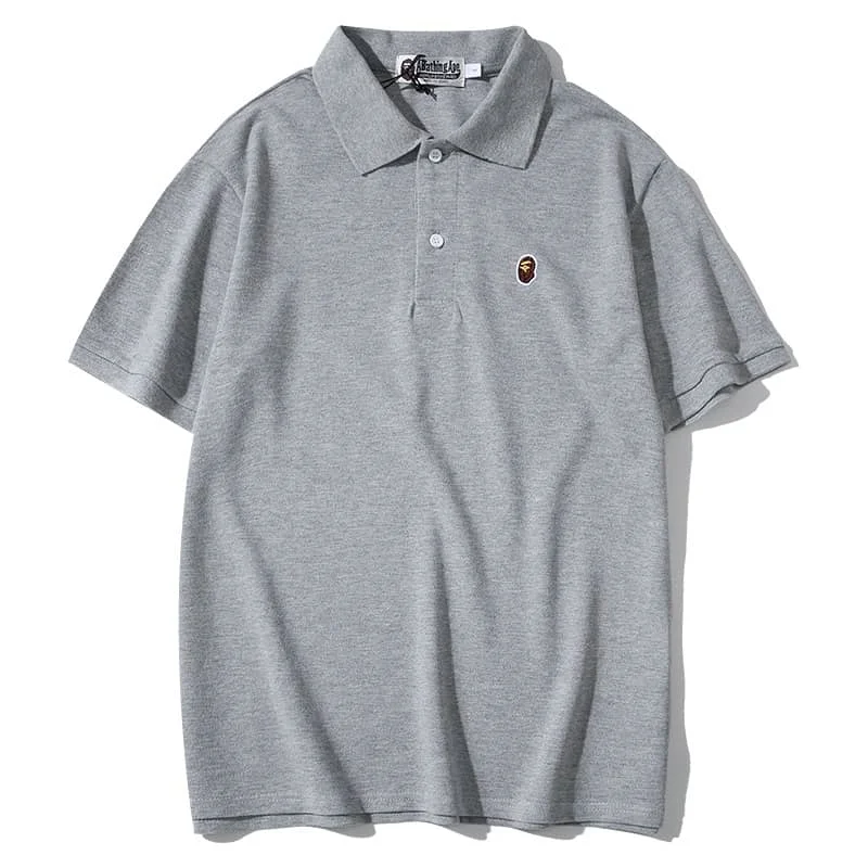 APE Classic Embroidered Small Ape Polo Shirt Casual T to Shirt Unisex Style 3