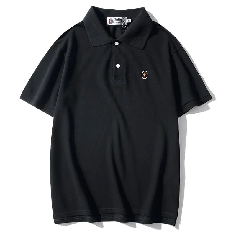APE Classic Embroidered Small Ape Polo Shirt Casual T to Shirt Unisex