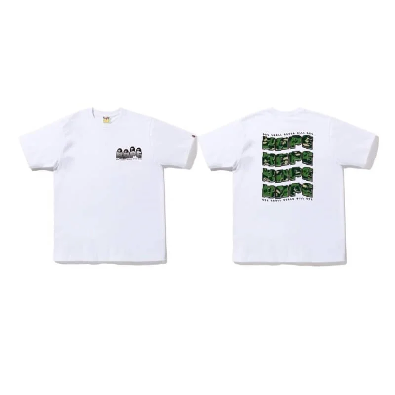 APE Large Ape Print Cotton Youth Fashion T to Shirt Unisex Style 36