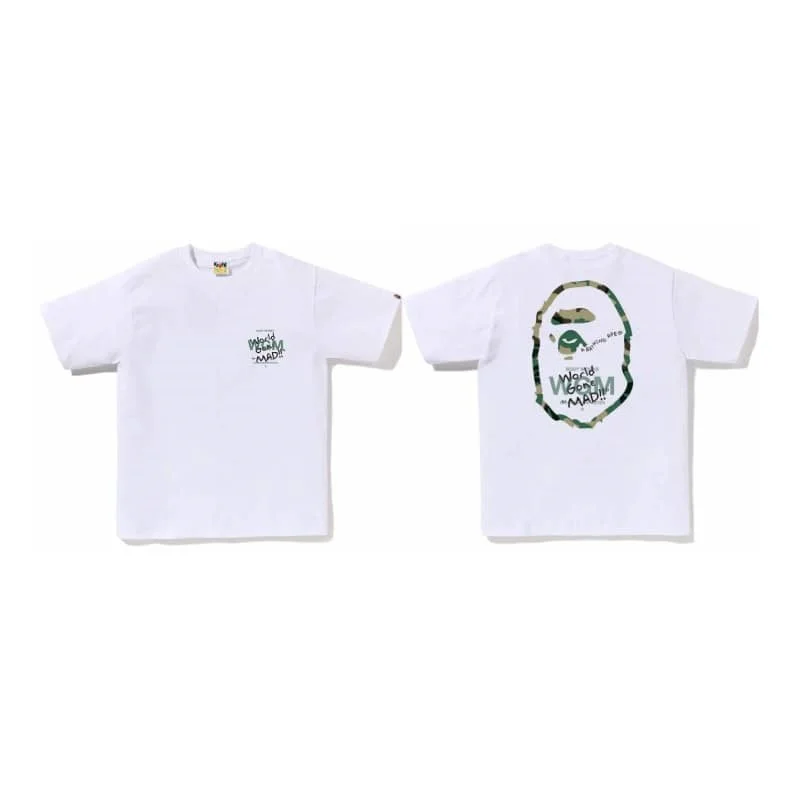APE Large Ape Print Cotton Youth Fashion T to Shirt Unisex Style 42