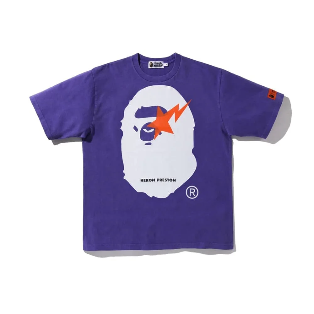 APE Large Ape Print Cotton Youth Fashion T to Shirt Unisex Style 67