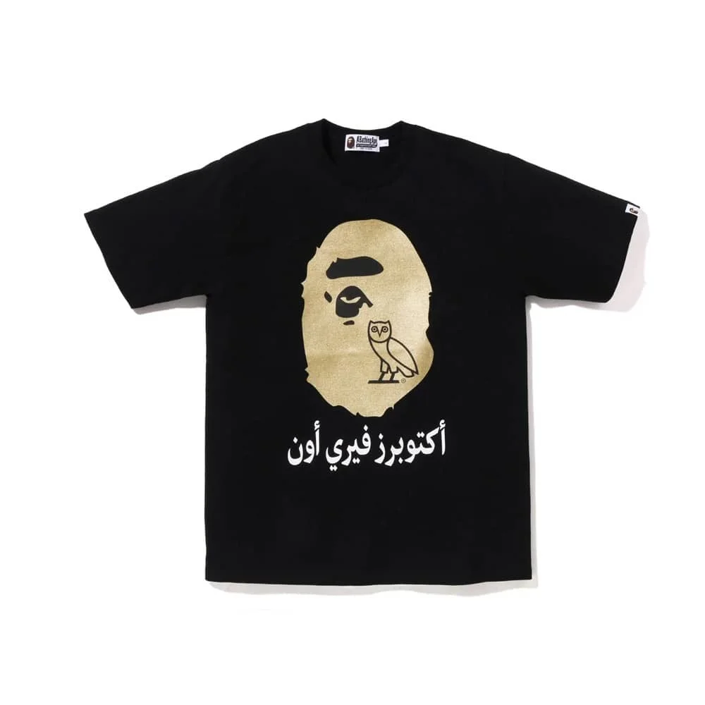 APE Large Ape Print Cotton Youth Fashion T to Shirt Unisex Style 78