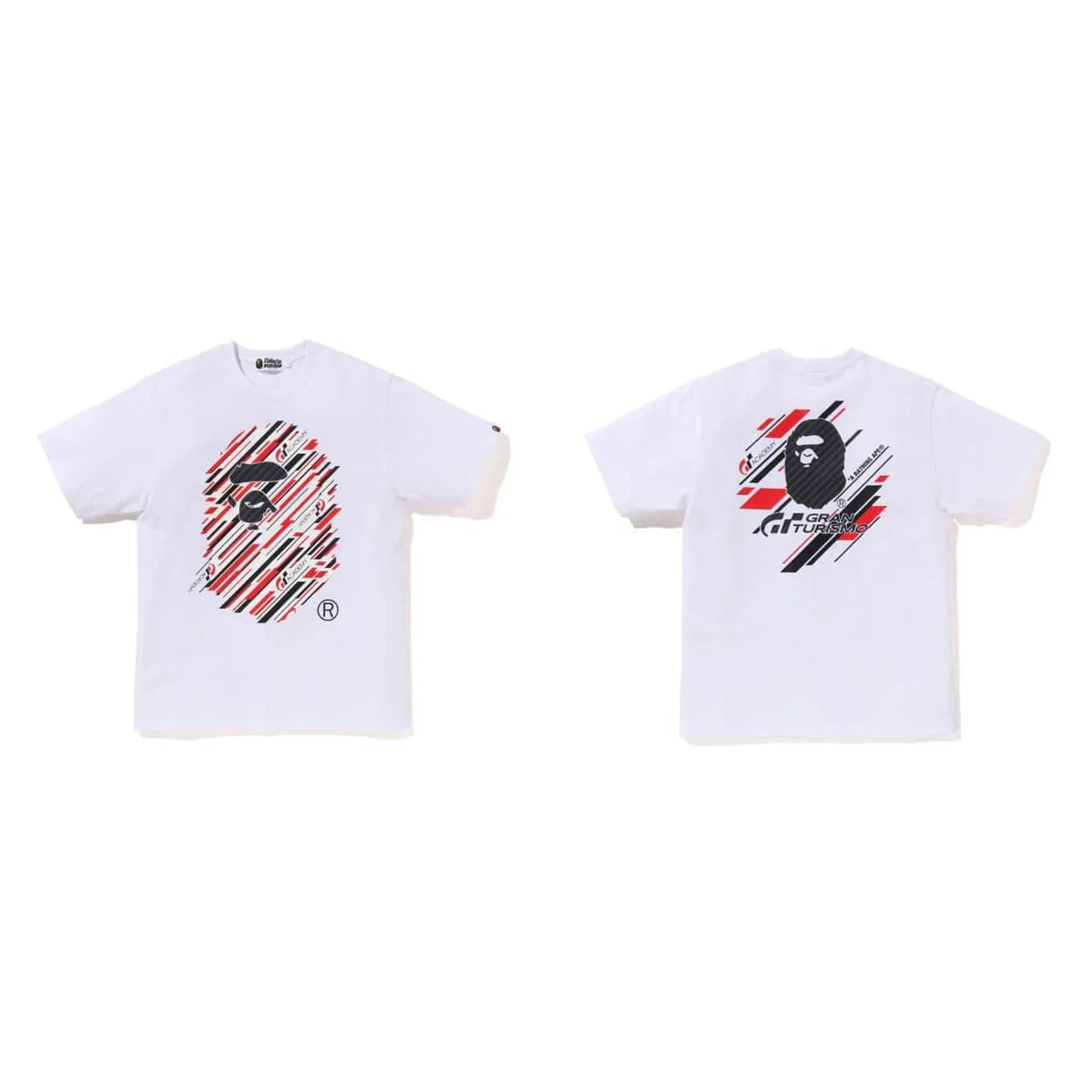 APE x GT Racing Ape Print T to Shirt Unisex Cotton Fashion Casual Style 1