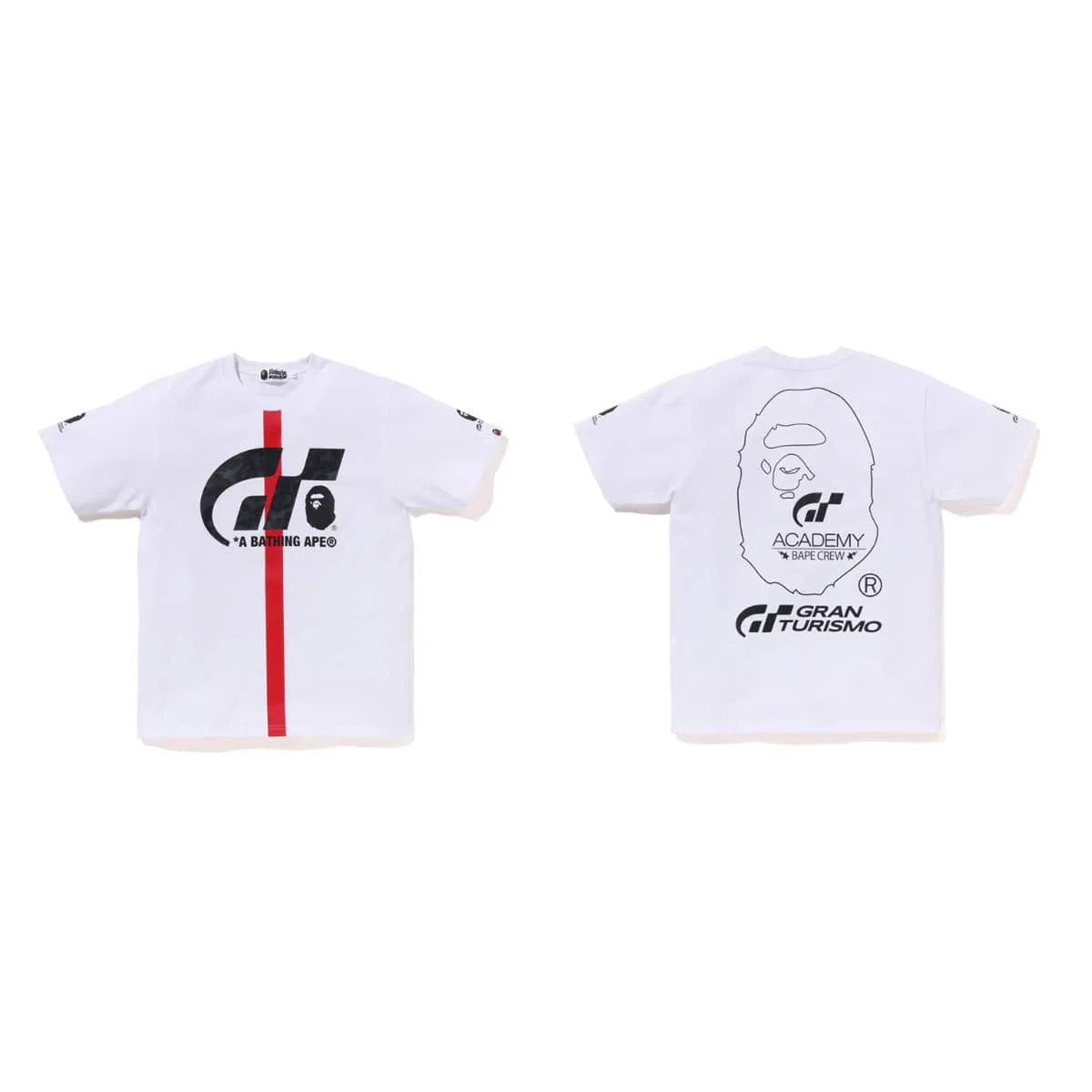 APE x GT Racing Ape Print T to Shirt Unisex Cotton Fashion Casual Style 2