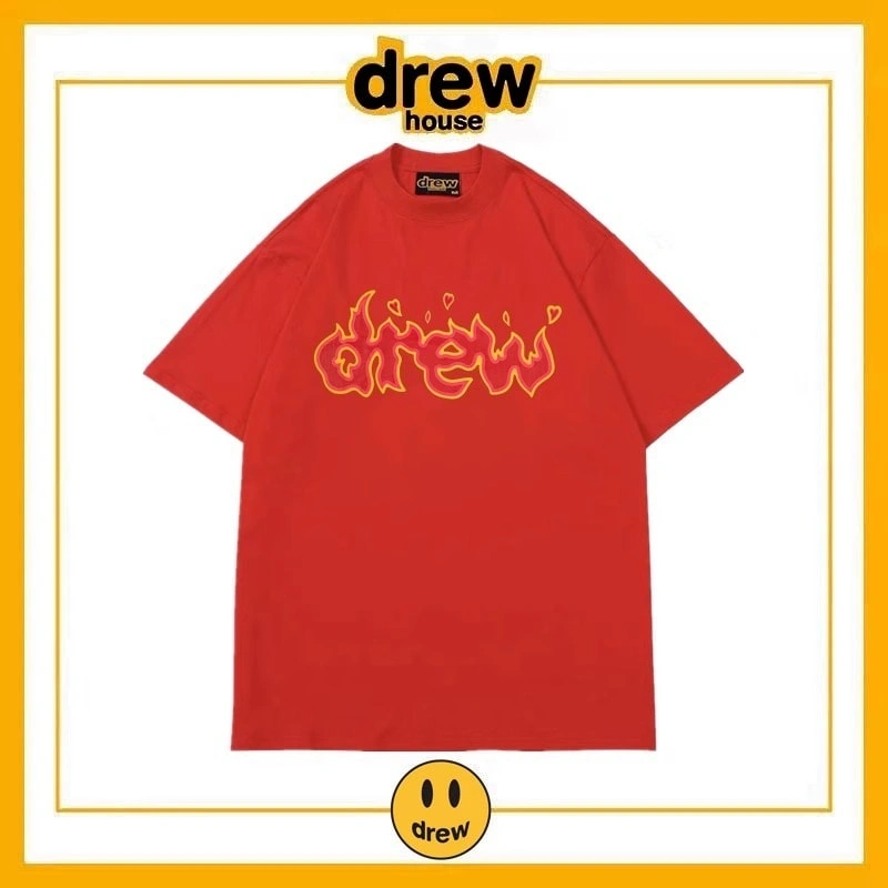 Drew House Letter Short Sleeve T-Shirt Unisex Summer Top Style 8