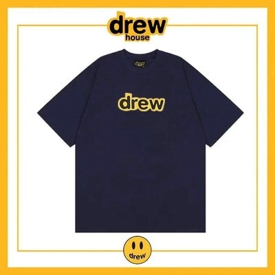 Drew House Shark Short Sleeve T-Shirt Unisex Cotton Base Layer Style 10
