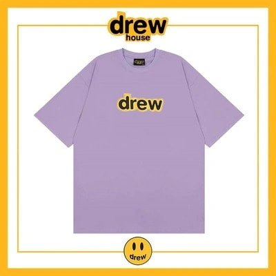 Drew House Shark Short Sleeve T-Shirt Unisex Cotton Base Layer Style 4