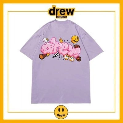 Drew House Short Sleeve T-Shirt Cotton Loose Unisex Summer Style 7