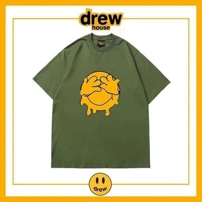 Drew House Short Sleeve T-Shirt Cotton Loose Unisex Top Style 15