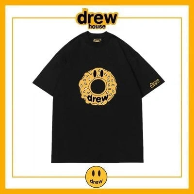 Drew House Short Sleeve T-Shirt Print Unisex Cotton Loose Summer Style 11