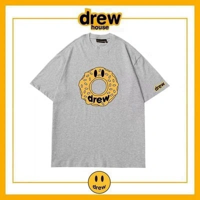 Drew House Short Sleeve T-Shirt Print Unisex Cotton Loose Summer Style 12