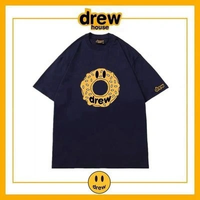 Drew House Short Sleeve T-Shirt Print Unisex Cotton Loose Summer Style 14