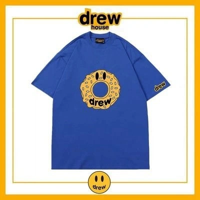 Drew House Short Sleeve T-Shirt Print Unisex Cotton Loose Summer Style 15