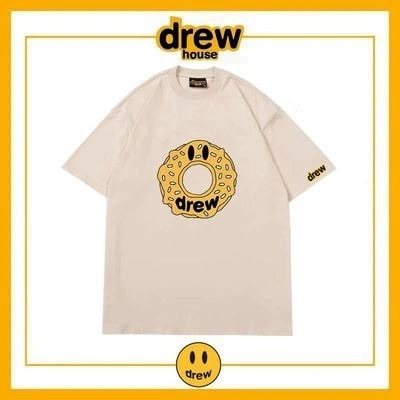 Drew House Short Sleeve T-Shirt Print Unisex Cotton Loose Summer Style 3