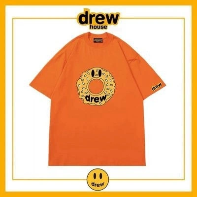 Drew House Short Sleeve T-Shirt Print Unisex Cotton Loose Summer Style 9