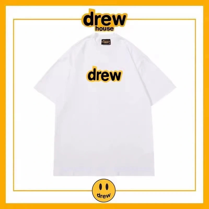 Drew House Short Sleeve T-Shirt Unisex Cotton Loose Base Layer Style 1