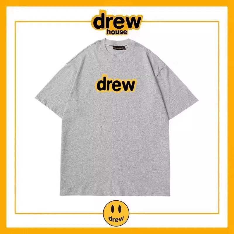 Drew House Short Sleeve T-Shirt Unisex Cotton Loose Base Layer Style 20