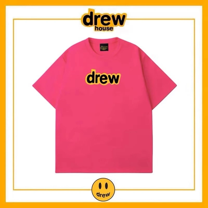 Drew House Short Sleeve T-Shirt Unisex Cotton Loose Base Layer Style 7