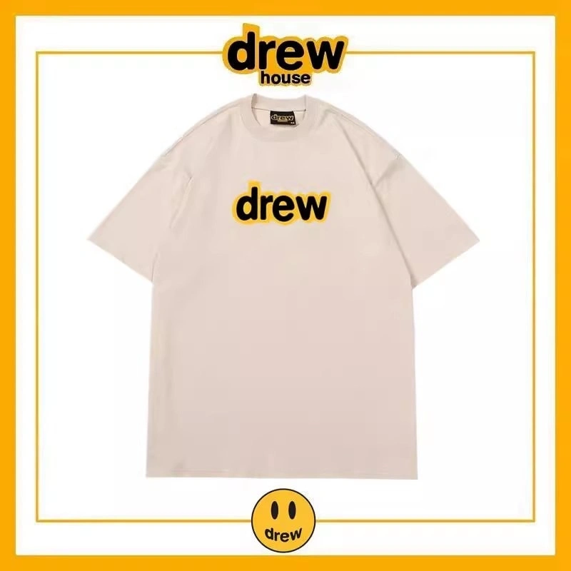 Drew House Short Sleeve T-Shirt Unisex Cotton Loose Base Layer Style 9