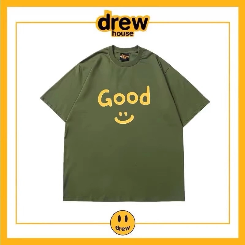 Drew House Short Sleeve T-Shirt Unisex Cotton Loose Summer Style 3