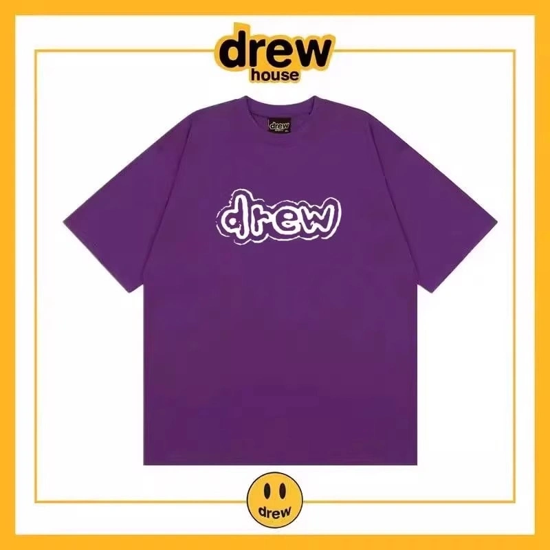 Drew House Short Sleeve T-Shirt Unisex Cotton Loose Tee Style 11