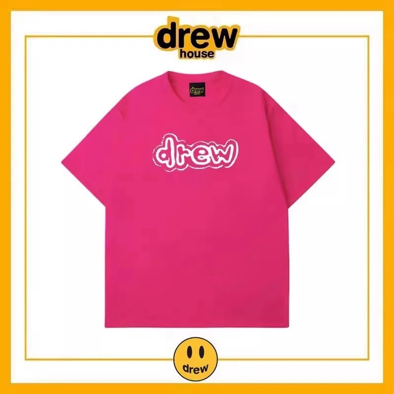 Drew House Short Sleeve T-Shirt Unisex Cotton Loose Tee Style 3